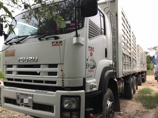 ขายรถพ่วง 22 ล้อ แม่-ลูก กระบะเหล็กคอกเกษตรไม่ดั้ม อู่.สามมิตร ISUZU 360 ปี.54 รถสวย วิ้งน้อย ยางสภา