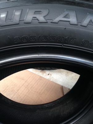 Bridgestone Turanza 205 55 r17 ปี13 1คู่ ส่งต่างจังหวัดได้คัรบ T.061-9030026 Bridgestone Turanza 205 55 r17 ปี13 1คู่ ส่งต่างจังหวัดได้คัรบ T.061-9030026