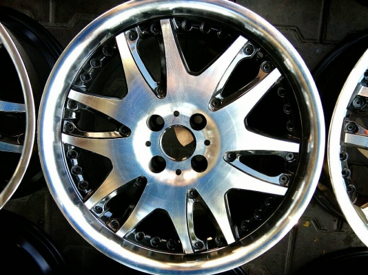 ขายเหมาแม็ก 4รู100 ขอบ17 ปัดเงาทำสีมาใหม่ด้วยเครื่องCNCงานสวย ไม่แตกไม่ร้าว จำนวน 4 ชุด 15900