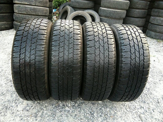 ขายยาง บริดสโตน 265/65R17 ยางสัปดาห์ที่13 ปี16 ดอกยางเต็มหนาสดเท่ากันไม่ร้าวไม่แตกลายไม่กินข้างไม่มีปะ เอาไปใช้กันยาวๆ จำนวน 1 ชุด ขายยาง บริดสโตน 265/65R17 ยางสัปดาห์ที่13 ปี16 ดอกยางเต็มหนาสดเท่ากันไม่ร้าวไม่แตกลายไม่กินข้างไม่มีปะ เอาไปใช้กันยาวๆ จำนวน 1 ชุด