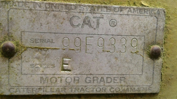 ขายรถเกรดCAT รุ่น12E ซีเรี่ยล9E9339 รถใช้งานได้ปกติ