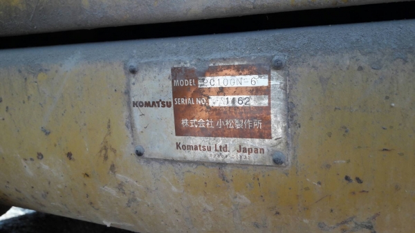 ขายรถแบคโฮ KOMATSU PC100-6 ระบบไฟเต็ม เอกสารอินวอย ราคา 650000