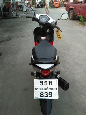 ขายด่วนHonda wave 110i ปี55 สีแดงขาวสวยพร้อมใช้