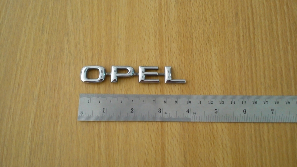 เพลทโลโก้ OPEL แท้ ติดท้ายรถ
