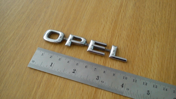 เพลทโลโก้ OPEL แท้ ติดท้ายรถ เพลทโลโก้ OPEL แท้ ติดท้ายรถ