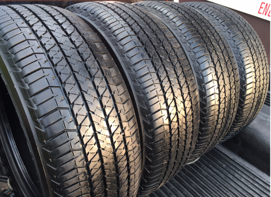 ยาง Bridgestone 255 60 18 กลางปี14 ดอกเต็ม ใช้ยาว ราคาไม่แพง