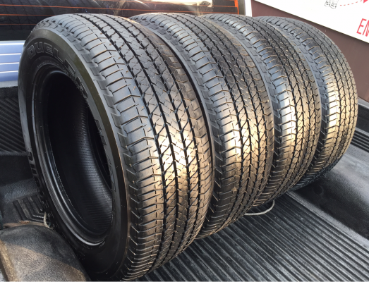 ยาง Bridgestone 255 60 18 กลางปี14 ดอกเต็ม ใช้ยาว ราคาไม่แพง