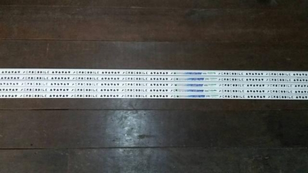 คิ้วขอบกระเบื้องจระเข้พลัสไมโครแบน สีขาวไข่มุข รุ่น โค้งกลาง 10 มม.