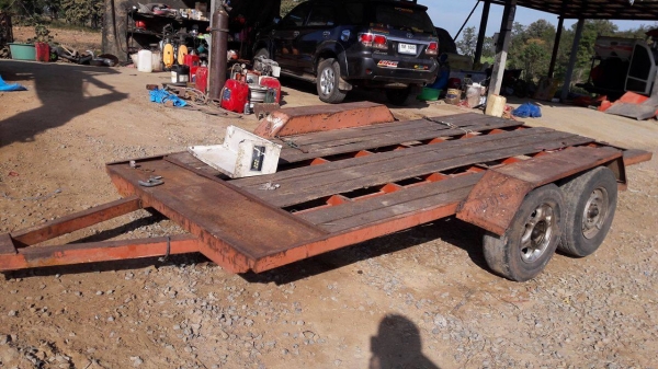 เทนเลอร์4ล้อ ขนรถเกี่ยวรถแม็คโค