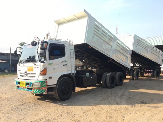 ขายรถพ่วงดัมพ์ HINO FM8J เครื่อง 251 แรง 2 เพลา ปี 55 กระบะดัมพ์สามมิตร ลูก 2 เพลา ไมล์ 190,000 ทะเบียนพร้อม ขายรถพ่วงดัมพ์ HINO FM8J เครื่อง 251 แรง 2 เพลา ปี 55 กระบะดัมพ์สามมิตร ลูก 2 เพลา ไมล์ 190,000 ทะเบียนพร้อม