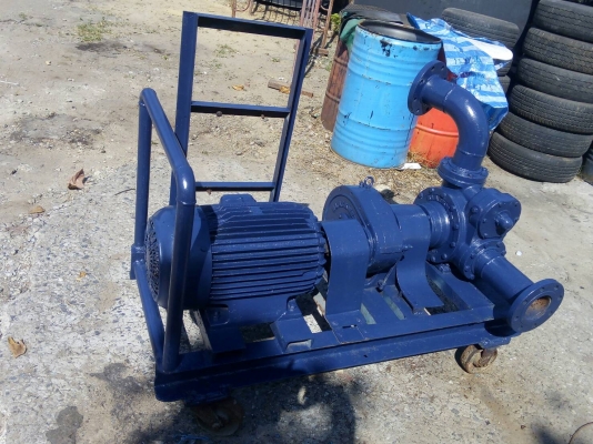 ปั้มดูดถ่ายน้ำมันขนาด4นิ้วblackmer พร้อมมอเตอร์3เฟส พร้อมใช้