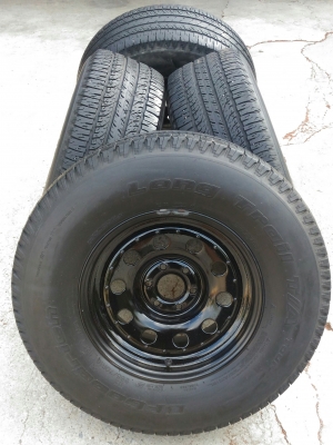 ขายล้อ สำหรับ NAVARA 16x8 ออฟ 0 พร้อมยาง