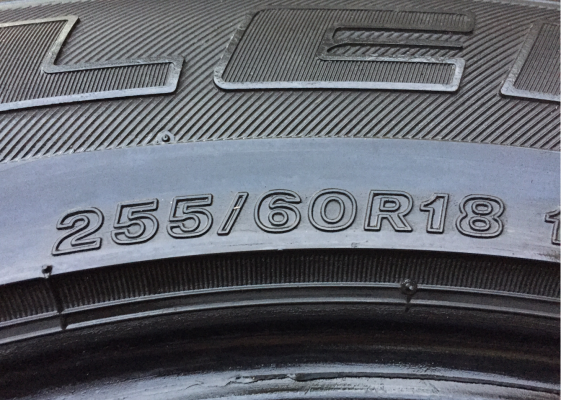ยาง Bridgestone 255 60 18 ดอกเต็ม ใช้ยาว ราคาไม่แพง