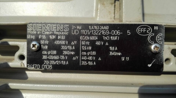 ** จัดส่งไปเชียงราย ** โบวเวอร์ ดูด-เป่า SIEMENS 15 HP 380V สวยๆครบๆพร้อมใช้งาน ** จัดส่งไปเชียงราย ** โบวเวอร์ ดูด-เป่า SIEMENS 15 HP 380V สวยๆครบๆพร้อมใช้งาน