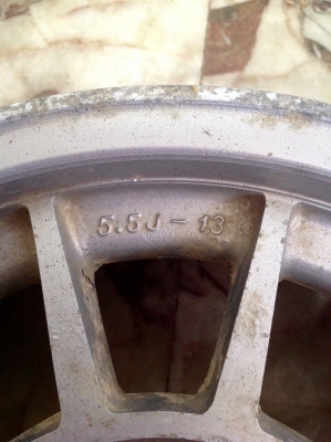 ขายล้ออะไหล่ FIN-1 ขอบ 13" 4 รู 110 กว้าง 5.5" ET13 ขายล้ออะไหล่ FIN-1 ขอบ 13" 4 รู 110 กว้าง 5.5" ET13