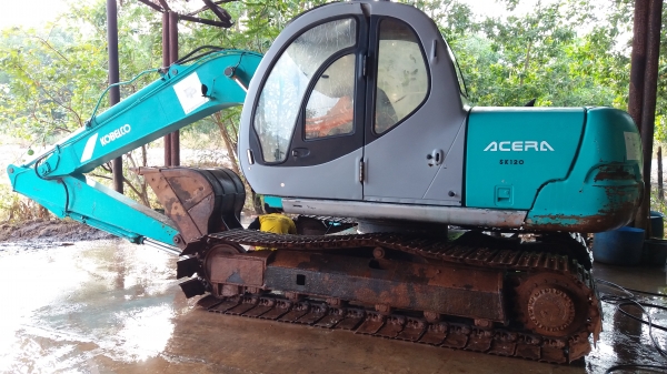 ขาย 485,000 KOBELCO sk 120-5 แท้ เครื่องดี ปั้มแรง ไฟฟ้าครบ เอวแน่น ตัวเดินแรงเงียบ โซ่อ่อน แผ่นแทรคยาว 70 ซม.รอนเลอร์ดี เอกสารสัญญาซื้อขาย  รถอยู่ จันทบุรี 090-772-3710 090-772-3708