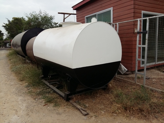 ขาย ถังน้ำมัน มือสองขนาด 5000ลิตรหนา5มิลกว้าง1.49ม.ยาว2.50ม. สภาพสวยมากค่ะ