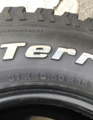 ขายยาง BF All KO1 ขนาด 31x10.5 R 15 สวยๆ