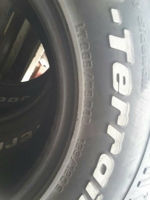 BF All USA. 265-75-16 ปี 10 สภาพสวยๆ 1ชุด BF All USA. 265-75-16 ปี 10 สภาพสวยๆ 1ชุด