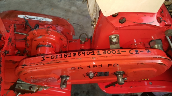 รถพรวนดินสาดออกข้าง พร้อมใช้งาน รหัสสินค้า C2 -  7