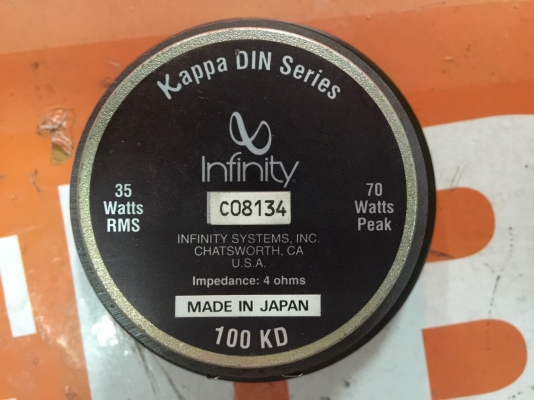 ขายลำโพง 4" INFINITY 100 KAPPA DIN SERIES 2-WAY ขายลำโพง 4" INFINITY 100 KAPPA DIN SERIES 2-WAY