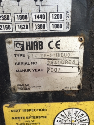 Hiab 244 XS HIDUO