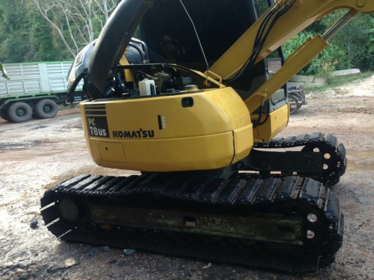 รถแม็คโคยี่ห้อ KOMATSU รุ่น PC78 US -6NO SERIAL NO. 11604 รถแม็คโคยี่ห้อ KOMATSU รุ่น PC78 US -6NO SERIAL NO. 11604