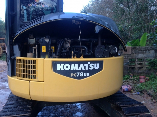 รถแม็คโคยี่ห้อ KOMATSU รุ่น PC78 US -6NO SERIAL NO. 11604 รถแม็คโคยี่ห้อ KOMATSU รุ่น PC78 US -6NO SERIAL NO. 11604