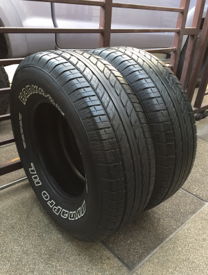 ยางคู่ Hankook 265 70 16 ปี13 ดอกเยอะ ไม่มีปะ ราคาไม่แพง
