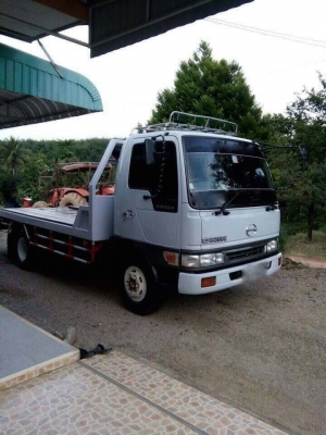 รถฮีโน่ 6 ล้อ ( ท้ายลาด ) FC3J 165 แรงม้า. ปี 45. สนใจติดต่อ 081 - 6079515