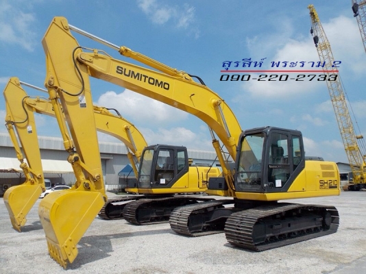 ขายรถแบคโฮ SUMITOMO SH 210 รุ่น 5 รถเก่านอก นำเข้าจากประเทศญี่ปุ่น