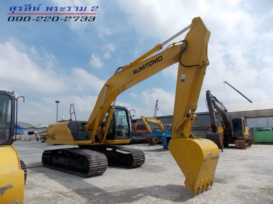 ขายรถแบคโฮ SUMITOMO SH 210 รุ่น 5 รถเก่านอก นำเข้าจากประเทศญี่ปุ่น