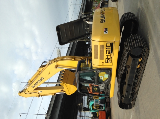 ขายรถแบคโฮ SUMITOMO SH 210 รุ่น 5 รถเก่านอก นำเข้าจากประเทศญี่ปุ่น