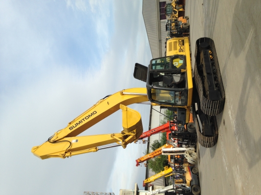 ขายรถแบคโฮ SUMITOMO SH 210 รุ่น 5 รถเก่านอก นำเข้าจากประเทศญี่ปุ่น