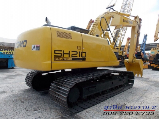 ขายรถแบคโฮ SUMITOMO SH 210 รุ่น 5 รถเก่านอก นำเข้าจากประเทศญี่ปุ่น