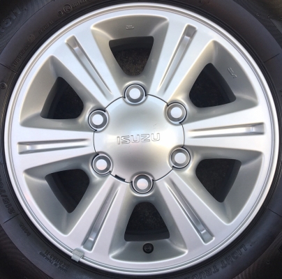 ล้อแม็กป้ายแดง ISUZU D-MAX BLUEPOWER ขอบ15 พร้อมยาง215-70-15 ล้อแม็กป้ายแดง ISUZU D-MAX BLUEPOWER ขอบ15 พร้อมยาง215-70-15