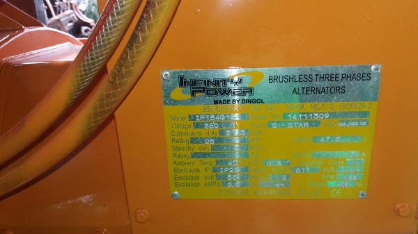 ขายเครื่องปั่นไฟ 30 kva ประกอบใหม่ พร้อมใช้งาน