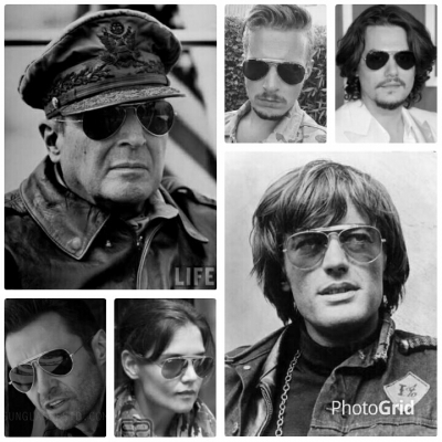 แว่นตาประวัติศาสตร์นายพลแมคอาร์เธอร์ Vintage B &amp; L RAY-BAN USA ตัวแท้! รุ่นหายาก! บิ๊กไซซ์!