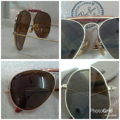 แว่นตาประวัติศาสตร์นายพลแมคอาร์เธอร์ Vintage B &amp; L RAY-BAN USA ตัวแท้! รุ่นหายาก! บิ๊กไซซ์!
