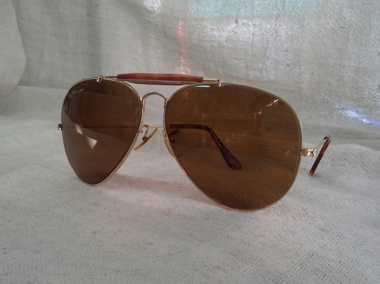 แว่นตาประวัติศาสตร์นายพลแมคอาร์เธอร์ Vintage B &amp; L RAY-BAN USA ตัวแท้! รุ่นหายาก! บิ๊กไซซ์!