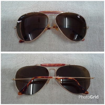 แว่นตาประวัติศาสตร์นายพลแมคอาร์เธอร์ Vintage B &amp; L RAY-BAN USA ตัวแท้! รุ่นหายาก! บิ๊กไซซ์!