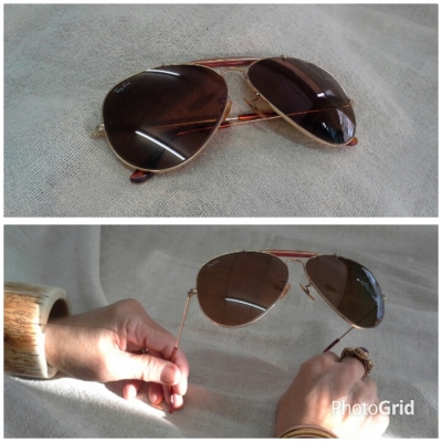 แว่นตาประวัติศาสตร์นายพลแมคอาร์เธอร์ Vintage B &amp; L RAY-BAN USA ตัวแท้! รุ่นหายาก! บิ๊กไซซ์!