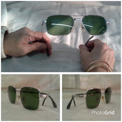 แว่นตาไวท์โกลด์ฟิลด์ &#039;เทพเจ้าของชาวเยอรมัน&#039; ยุค &#039;60s  Vintage RODENSTOCK TORRO WD handmade in Germany