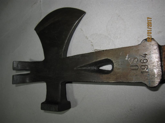 ขวานสามอย่างด้ามไม้ us 1963 และ 1964