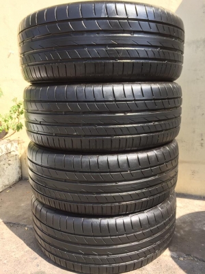 ขายยาง CONTINENTAL ContiMAXcontact MC5 225-55-17 ปี15 ดอกแน่น สภาพสวยจัด ไม่มีปะ ไม่มีตำหนิ ชุดละ 5,900 บาท