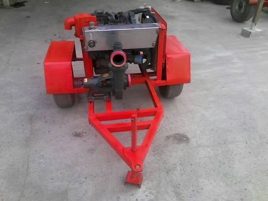 ปั้มน้ำ เครื่อง ISUZUดีเซล 2000CC.ติดต้ังปั้มหอยโข่งขนาด4นิ้ว