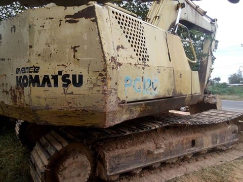 ขายรถขุดแบ็คโค PC120-5 ไฟฟ้าครบ เอกสารใบอินวอยซ์ สภาพทำงานประจำ