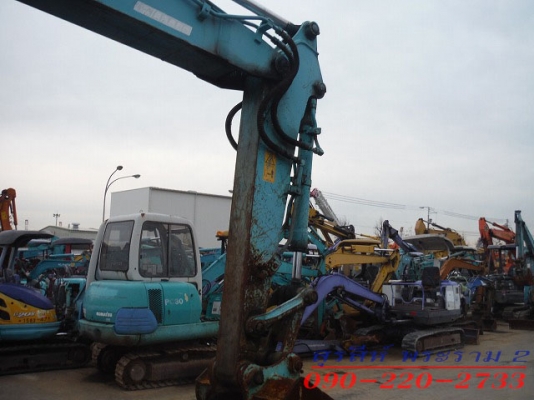 มาถึงไทยแล้ว KOBELCO SK60SR สเปคหายาก รถเก่านอกนำเข้าจากประเทศญี่ปุ่น เป็นที่ต้องการของผู้รับจ้าง 6 ล้อถมดินรายย่อย