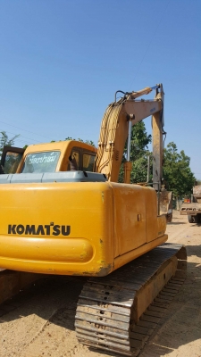 ขายรถแบ็คโคร PC 120-6 ไฟฟ้าเต็มเล่มทะเบียน พร้อมเทลเลอร์หัวยาว ค. 165พร้อมมือขุดตอไม้