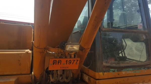 ขายรถแบ็คโคร PC 120-6 ไฟฟ้าเต็มเล่มทะเบียน พร้อมเทลเลอร์หัวยาว ค. 165พร้อมมือขุดตอไม้